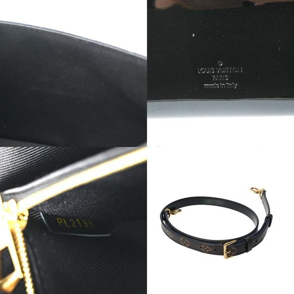 Louis Vuitton Cherry Wood Pm Leather Handbag Black - Picture 12 of 12